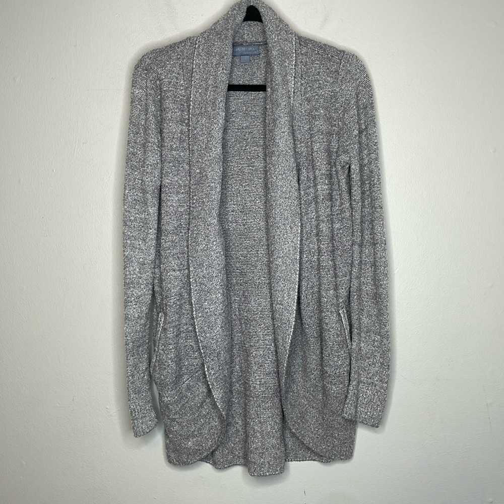 Barefoot Dreams | CozyChic Lite Open Circle Cardigan Lite‎ Lavender Size Mediun - Picture 2 of 6